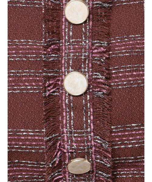 RESEXXY（リゼクシー）の「ツイードコンパクトブラウス【セットアップ着用可能】（シャツ/ブラウス・レディース・ブルー/ブラック/パープル・FREE）」の19枚目の写真