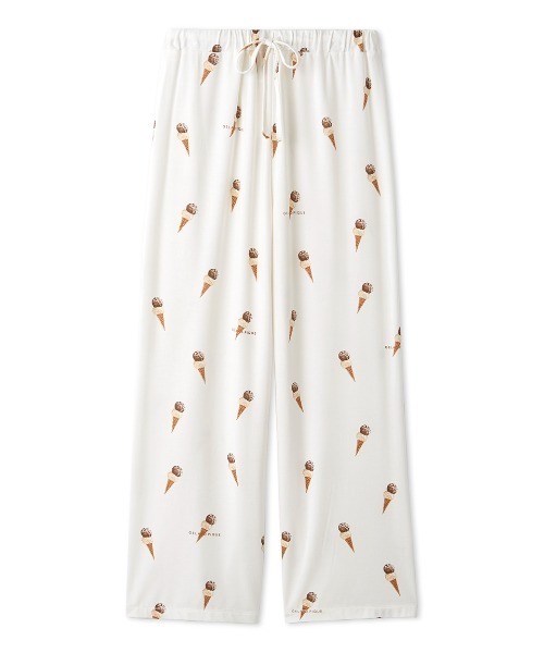 gelato pique（ジェラートピケ）の「アイスクリーム柄ロングパンツ