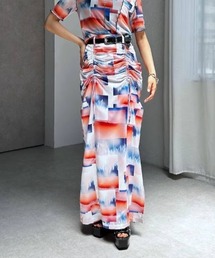 HARE | 【Fashionart Mag LADIES】ギャザーナロースカート(スカート)
