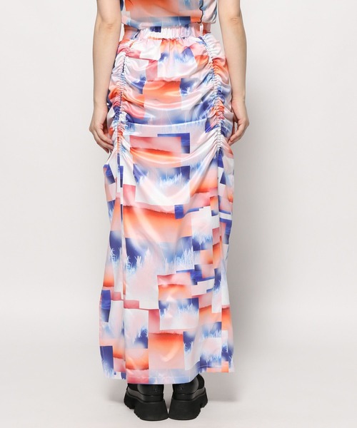 HARE（ハレ）の「【Fashionart Mag LADIES】ギャザーナロースカート（スカート・レディース・オフホワイト/ブラック・FREE）」の19枚目の写真