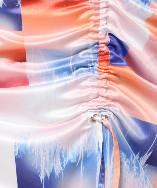 HARE（ハレ）の「【Fashionart Mag LADIES】ギャザーナロースカート（スカート・レディース・オフホワイト/ブラック・FREE）」の13枚目の写真