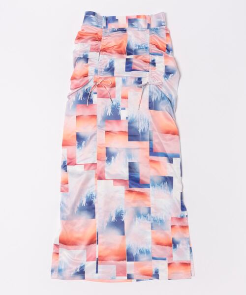 HARE（ハレ）の「【Fashionart Mag LADIES】ギャザーナロースカート（スカート・レディース・オフホワイト/ブラック・FREE）」の5枚目の写真