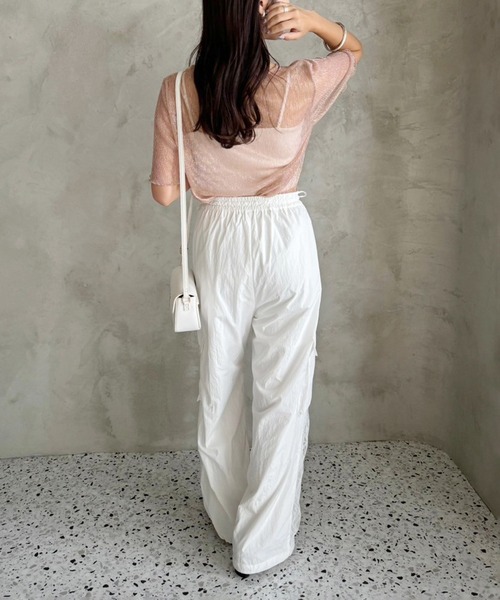 セール】サイドレースカーゴパンツ（カーゴパンツ）｜one after