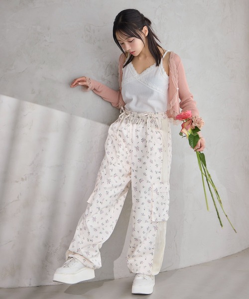 セール】サイドレースカーゴパンツ（カーゴパンツ）｜one after