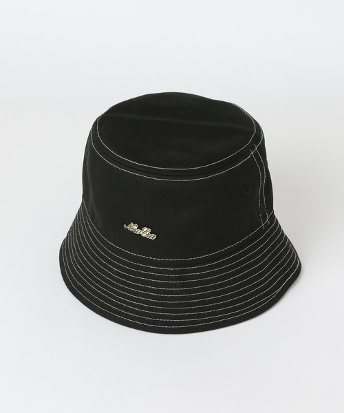 Anui（アニュイ）の「【UNISEX】NEWERA メタルロゴバケハ（ハット・レディース・ブラック/オフホワイト・FREE）」の10枚目の写真