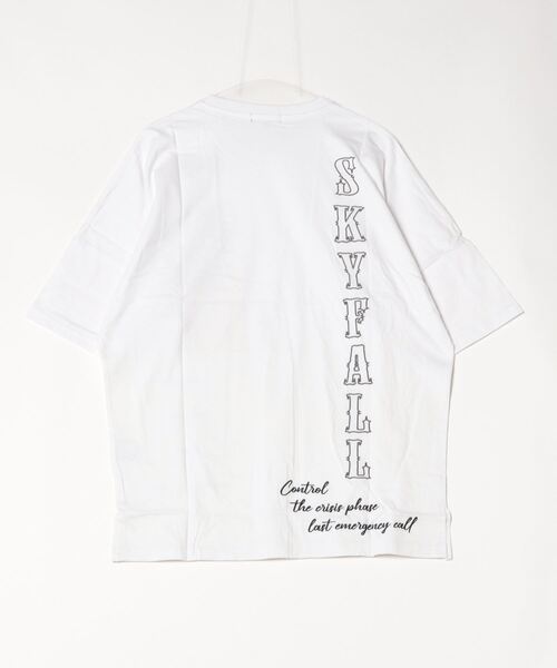 RE730（アールイーセブンサーティー）の「RE730 サークルロゴビッグドルマンスリーブTシャツ（Tシャツ/カットソー・メンズ・オフホワイト/ブラック/レッド・MEDIUM/X-LARGE/LARGE）」の4枚目の写真