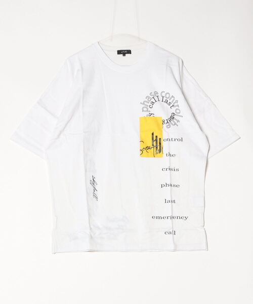 RE730（アールイーセブンサーティー）の「RE730 サークルロゴビッグドルマンスリーブTシャツ（Tシャツ/カットソー・メンズ・オフホワイト/ブラック/レッド・MEDIUM/X-LARGE/LARGE）」の19枚目の写真