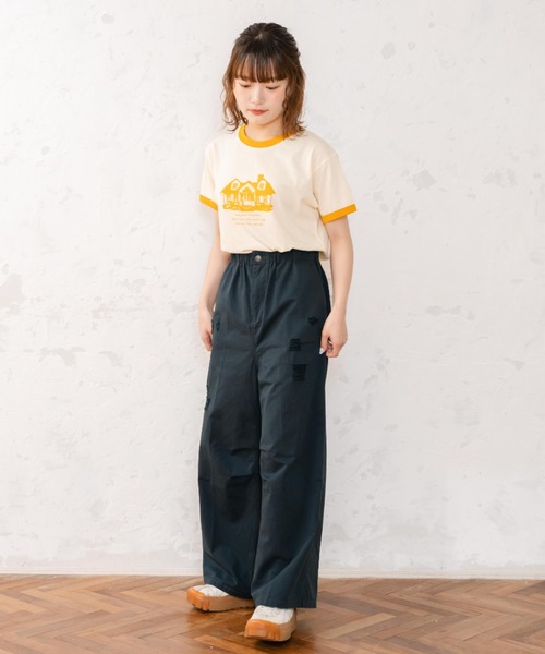 クーポン対象］ ao[アオ]スラブ天竺ガーゼTシャツ 00292