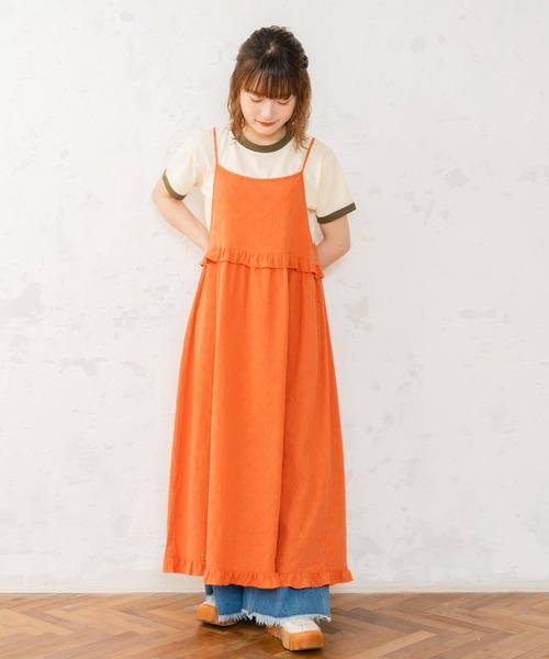 eLur（エラー）の「リンガープリントTシャツ（Tシャツ/カットソー・レディース・カーキ/イエロー・MEDIUM/LARGE）」の7枚目の写真