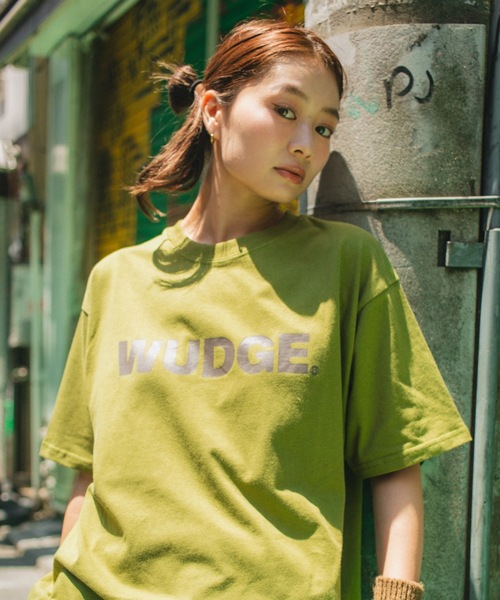 WudgeBoy（ワッジボーイ）の「wudge B logo t-shirts（Tシャツ/カットソー・レディース・カーキ/ネイビー/ホワイト・MEDIUM/LARGE/X-LARGE）」の2枚目の写真