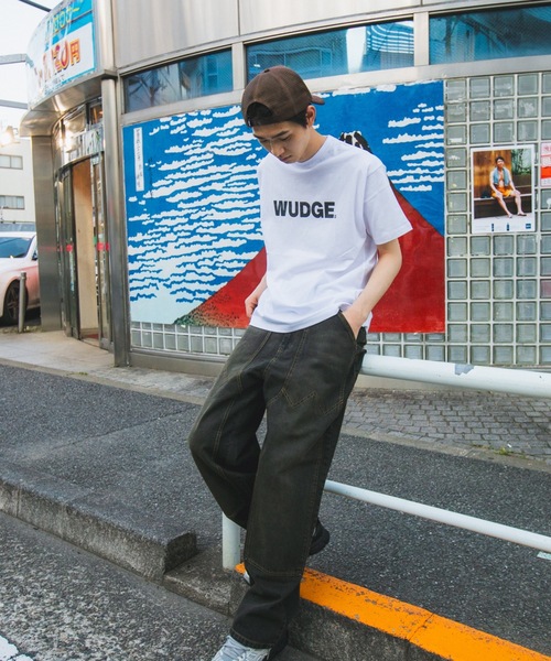 WudgeBoy（ワッジボーイ）の「wudge B logo t-shirts（Tシャツ/カットソー・レディース・カーキ/ネイビー/ホワイト・MEDIUM/LARGE/X-LARGE）」の6枚目の写真