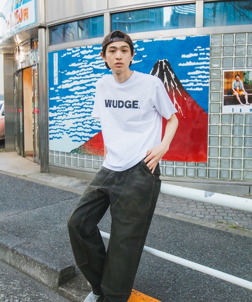 WudgeBoy（ワッジボーイ）の「wudge B logo t-shirts（Tシャツ/カットソー・レディース・カーキ/ネイビー/ホワイト・MEDIUM/LARGE/X-LARGE）」の5枚目の写真