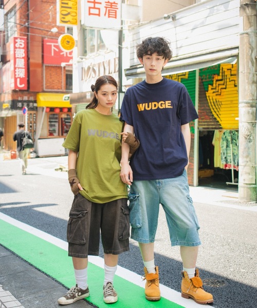 WudgeBoy（ワッジボーイ）の「wudge B logo t-shirts（Tシャツ/カットソー・レディース・カーキ/ネイビー/ホワイト・MEDIUM/LARGE/X-LARGE）」の12枚目の写真