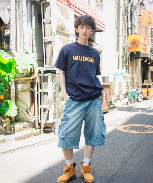 WudgeBoy（ワッジボーイ）の「wudge B logo t-shirts（Tシャツ/カットソー・レディース・カーキ/ネイビー/ホワイト・MEDIUM/LARGE/X-LARGE）」の17枚目の写真
