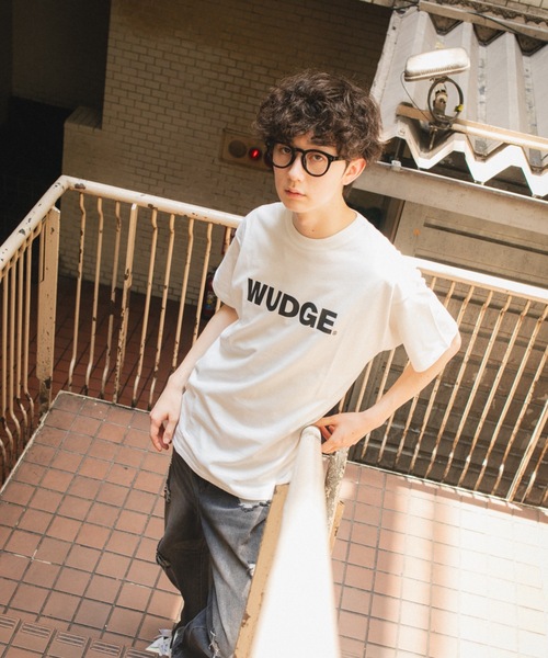 WudgeBoy（ワッジボーイ）の「wudge B logo t-shirts（Tシャツ/カットソー・レディース・カーキ/ネイビー/ホワイト・MEDIUM/LARGE/X-LARGE）」の4枚目の写真