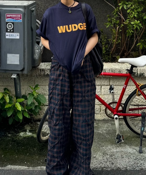 WudgeBoy（ワッジボーイ）の「wudge B logo t-shirts（Tシャツ/カットソー・レディース・カーキ/ネイビー/ホワイト・MEDIUM/LARGE/X-LARGE）」の19枚目の写真