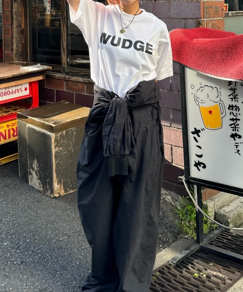 WudgeBoy（ワッジボーイ）の「wudge B logo t-shirts（Tシャツ/カットソー・レディース・カーキ/ネイビー/ホワイト・MEDIUM/LARGE/X-LARGE）」の8枚目の写真