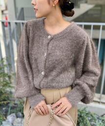 NOLLEY’S | 《手洗い可能》ナイロンフェザーカーディガン(カーディガン/ボレロ)