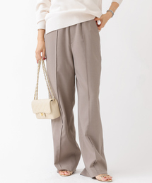 Rouge vif | ウールライクイージーストレートパンツ(その他パンツ)