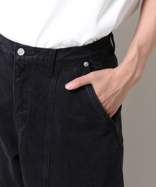 【セール】3.3 Field Trip／カーブワイドデニムパンツ（デニムパンツ）｜3.3 Field Trip （3.3フィールドトリップ）