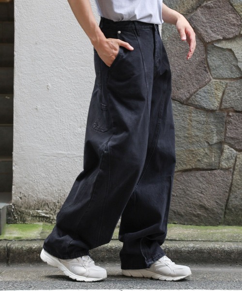 【セール】3.3 Field Trip／カーブワイドデニムパンツ（デニムパンツ）｜3.3 Field Trip （3.3フィールドトリップ）