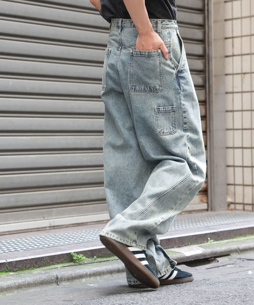 【セール】3.3 Field Trip／カーブワイドデニムパンツ（デニムパンツ）｜3.3 Field Trip （3.3フィールドトリップ）