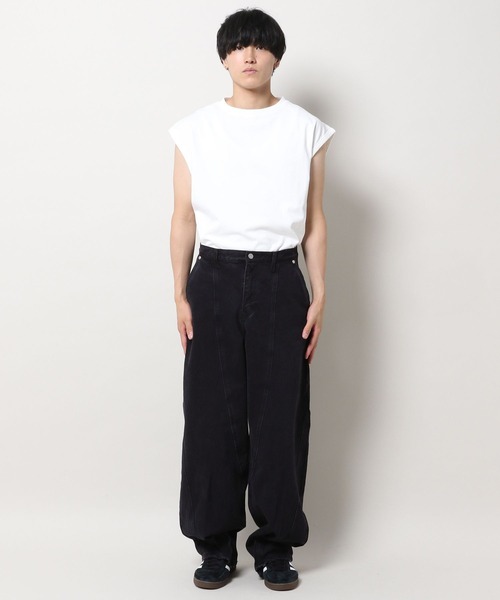 【セール】3.3 Field Trip／カーブワイドデニムパンツ（デニムパンツ）｜3.3 Field Trip （3.3フィールドトリップ）