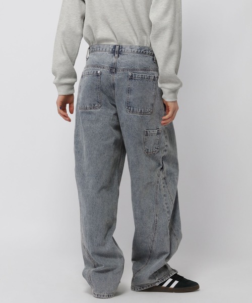 【セール】3.3 Field Trip／カーブワイドデニムパンツ（デニムパンツ）｜3.3 Field Trip （3.3フィールドトリップ）