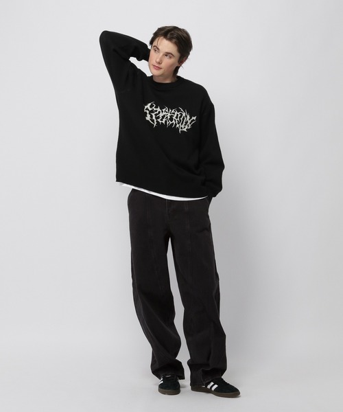 【セール】3.3 Field Trip／カーブワイドデニムパンツ（デニムパンツ）｜3.3 Field Trip （3.3フィールドトリップ）