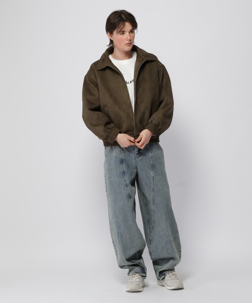 【セール】3.3 Field Trip／カーブワイドデニムパンツ（デニムパンツ）｜3.3 Field Trip （3.3フィールドトリップ）