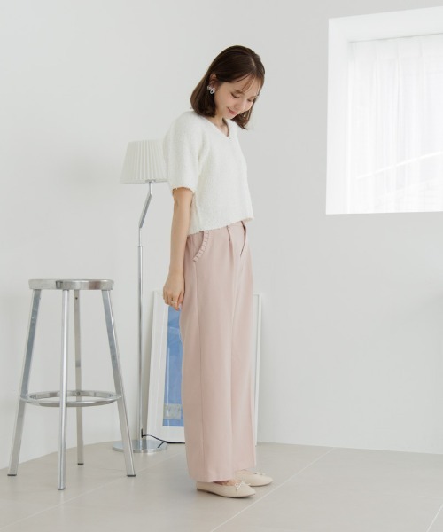 flower(フラワー)の「クラウディリボンピアス(ピアス(片耳用)・レディース・ホワイト・FREE)」の5枚目の写真