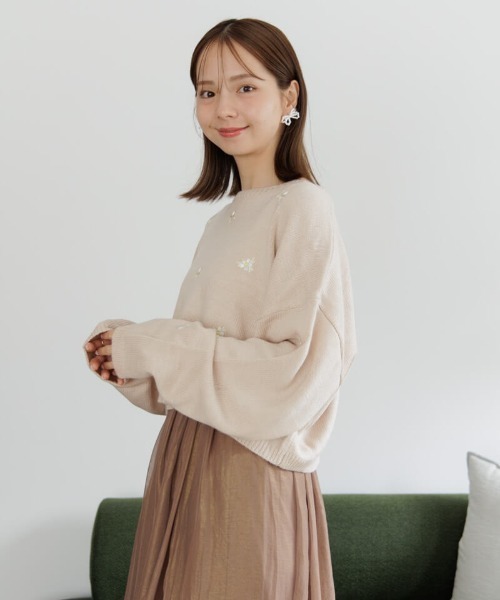 flower(フラワー)の「クラウディリボンピアス(ピアス(片耳用)・レディース・ホワイト・FREE)」の15枚目の写真