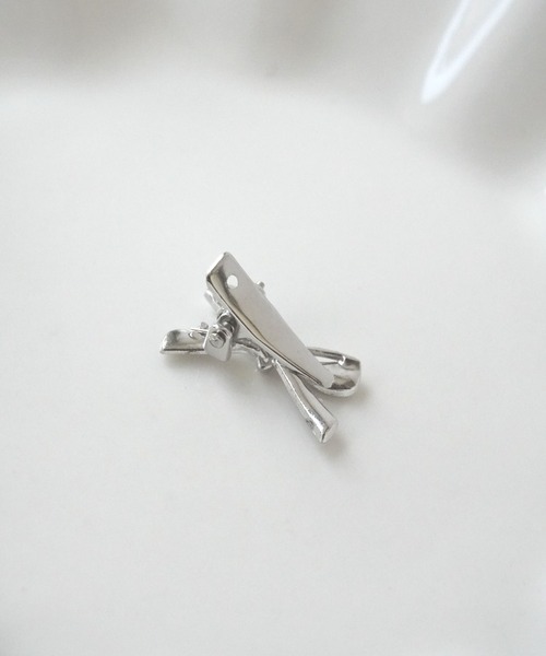 Port(ポート)の「【 Port / ポート 】 4個セット ミニ リボンモチーフ ヘアピン(ヘアピン・レディース・ゴールド/シルバー・FREE)」の3枚目の写真