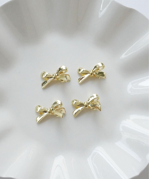 Port(ポート)の「【 Port / ポート 】 4個セット ミニ リボンモチーフ ヘアピン(ヘアピン・レディース・ゴールド/シルバー・FREE)」の16枚目の写真