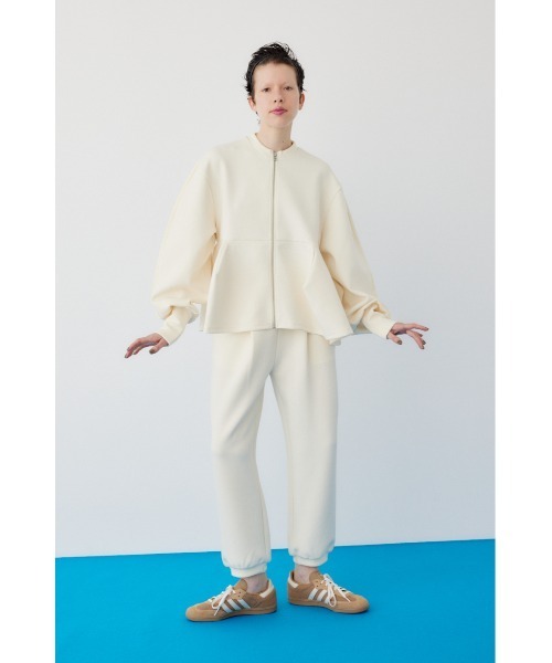 HeRIN.CYE（ヘリンドットサイ）の「Feels basic pants　　フィールズベーシックパンツ（スラックス・レディース・杢グレー/ブラック/ホワイト・38/36）」の2枚目の写真