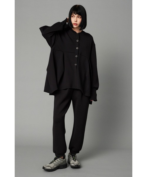 HeRIN.CYE（ヘリンドットサイ）の「Feels basic pants　　フィールズベーシックパンツ（スラックス・レディース・杢グレー/ブラック/ホワイト・38/36）」の3枚目の写真