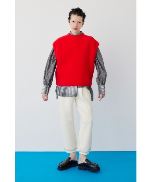 HeRIN.CYE（ヘリンドットサイ）の「Feels basic pants　　フィールズベーシックパンツ（スラックス・レディース・杢グレー/ブラック/ホワイト・38/36）」の5枚目の写真