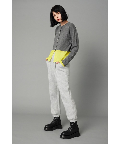 HeRIN.CYE（ヘリンドットサイ）の「Feels basic pants　　フィールズベーシックパンツ（スラックス・レディース・杢グレー/ブラック/ホワイト・38/36）」の21枚目の写真
