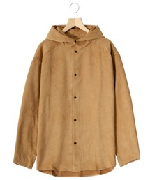 BALLAST ARK / バラストアーク：FAUX SUEDE HOOD SHIRT：BA10-SH002[AST]