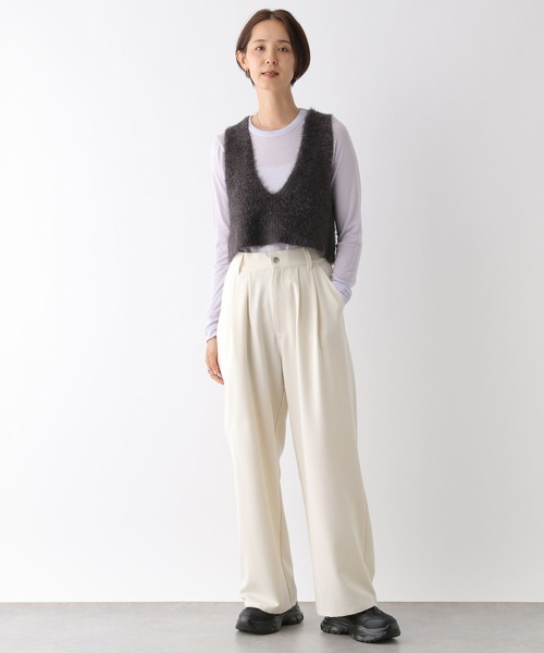 LEPSIM（レプシィム）の「とろみシャンブレーパンツ　148940（その他パンツ・レディース・ブラック/アイボリー/グレー/カーキ・FREE）」の19枚目の写真