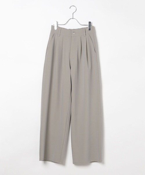 LEPSIM（レプシィム）の「とろみシャンブレーパンツ　148940（その他パンツ・レディース・ブラック/アイボリー/グレー/カーキ・FREE）」の6枚目の写真