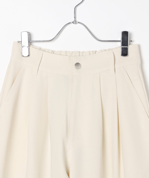 LEPSIM（レプシィム）の「とろみシャンブレーパンツ　148940（その他パンツ・レディース・ブラック/アイボリー/グレー/カーキ・FREE）」の8枚目の写真