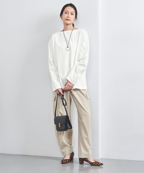 UNITED ARROWS（ユナイテッドアローズ）の「ボーダー＆ソリッド ロングスリーブ カットソー（Tシャツ/カットソー・レディース・ブラック/ロイヤルブルー/その他1・FREE）」の10枚目の写真