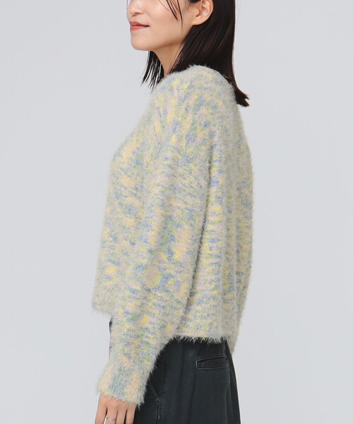 B:MING by BEAMS(ビーミングバイビームス)の「ミックス ニット(ニット/セーター・レディース・ブラウン系その他/イエロー/ネイビー・ONE SIZE)」の15枚目の写真