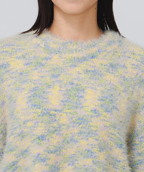 B:MING by BEAMS(ビーミングバイビームス)の「ミックス ニット(ニット/セーター・レディース・ブラウン系その他/イエロー/ネイビー・ONE SIZE)」の17枚目の写真