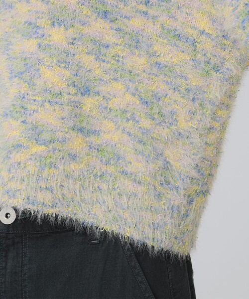 B:MING by BEAMS(ビーミングバイビームス)の「ミックス ニット(ニット/セーター・レディース・ブラウン系その他/イエロー/ネイビー・ONE SIZE)」の19枚目の写真