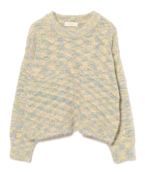 B:MING by BEAMS(ビーミングバイビームス)の「ミックス ニット(ニット/セーター・レディース・ブラウン系その他/イエロー/ネイビー・ONE SIZE)」の21枚目の写真