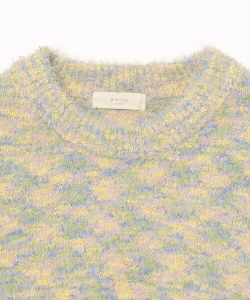 B:MING by BEAMS(ビーミングバイビームス)の「ミックス ニット(ニット/セーター・レディース・ブラウン系その他/イエロー/ネイビー・ONE SIZE)」の22枚目の写真