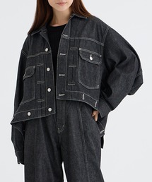 【beautiful people/ビューティフルピープル】double-end lefthand twill 2nd D-blouson/ダブルエンドデニムジャケット