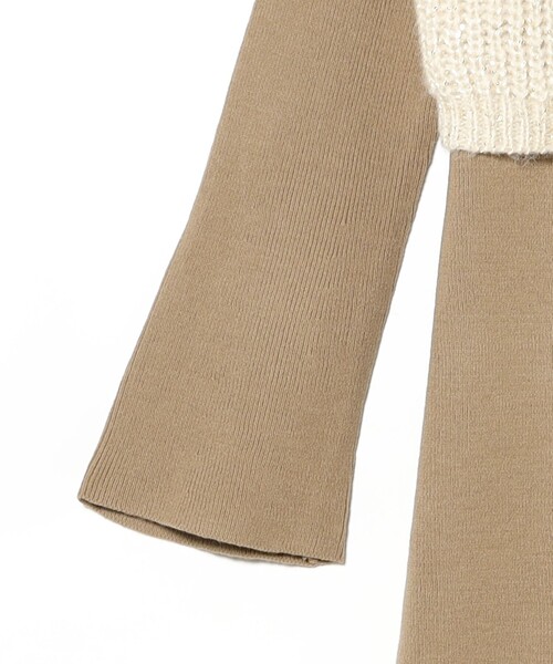 B:MING by BEAMS(ビーミングバイビームス)の「スパンコール ニット ビスチェ × ニットワンピース セット(ワンピース・レディース・ブラウン系その他/ブラック・ONE SIZE)」の19枚目の写真